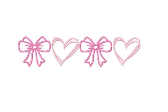Bow and Heart Embroidery Design Review
