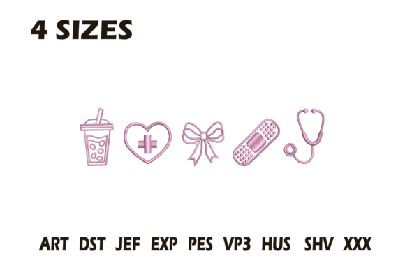 Cute Nurse Icons: A Holiday Embroidery Review