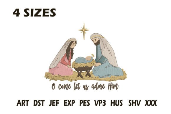 Nativity Scene Embroidery: A Designer’s Craft Fair Review