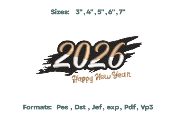 Review: 2026 Brush Stroke New Year Embroidery