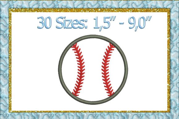 Review: Baseball Applique Embroidery Design for Craft Fairs