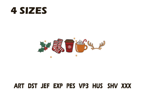 Review: Christmas Mini Icons Embroidery for Holiday Sales