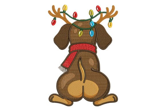 Review: Christmas Reindeer Dog Embroidery Design