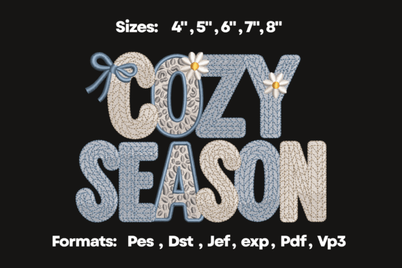 Review: Cozy Season Knit Texture Embroidery