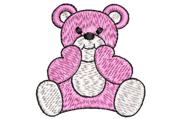 Review: Cute Teddy Bear Embroidery Design for Gifts