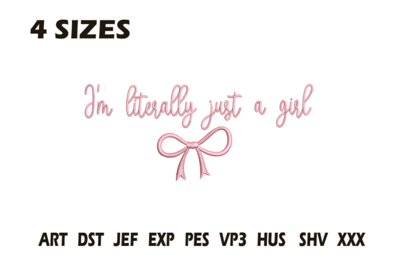 Review: Just a Girl Bow Embroidery for Handmade Gifts