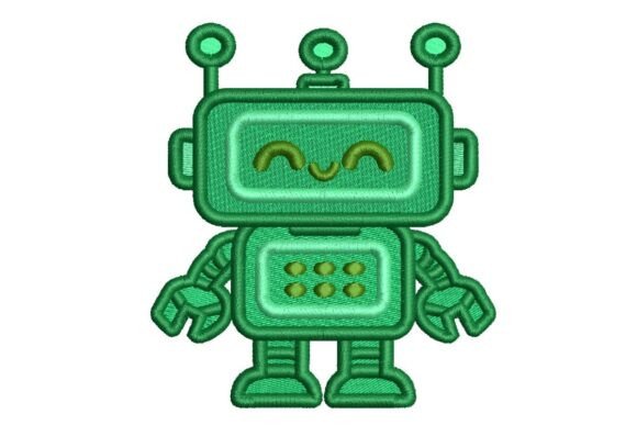 Reviewing Green Robot Embroidery for Boutique Sweatshirts