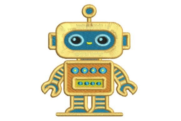 Reviewing Playful Robot Embroidery for Etsy Shops