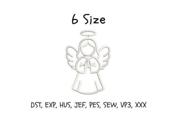 Reviewing the Angel Christmas Embroidery Design