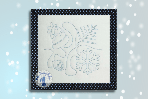 Reviewing the E2e Snowing Quilting Embroidery Design