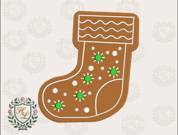 Reviewing the Gingerbread Sock Embroidery Files